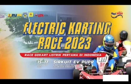 balap gokart listrik Indonesia