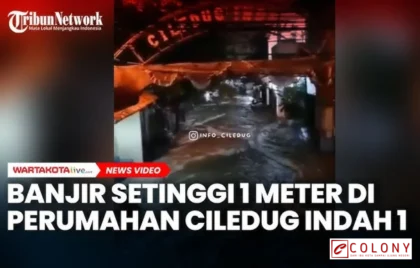 banjir 1 meter di ciledug