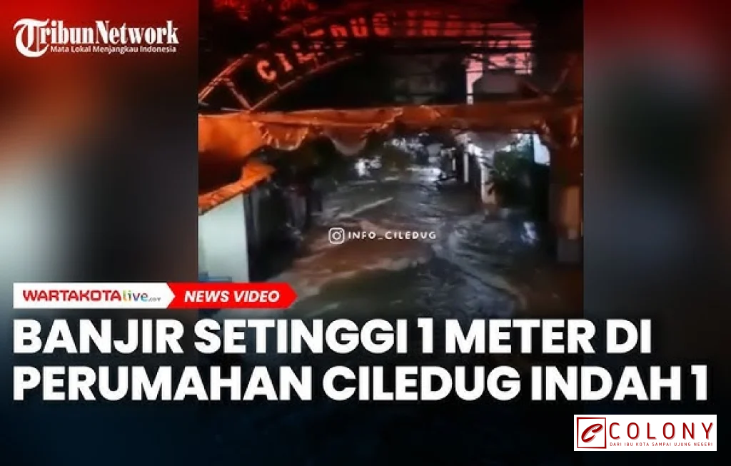 banjir 1 meter di ciledug