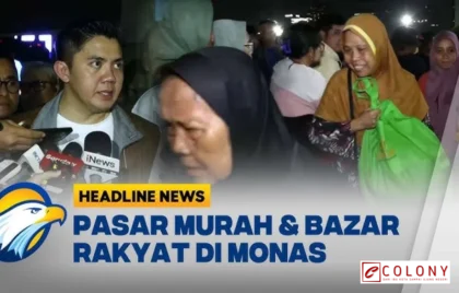 Bazar Rakyat di Monas