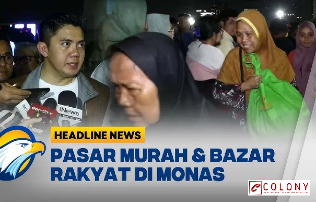 Bazar Rakyat di Monas