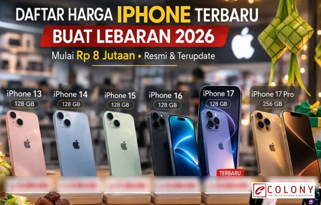 harga iPhone terbaru lebaran 2026