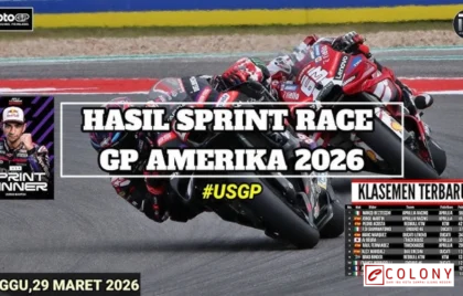 hasil sprint race MotoGP Amerika 2026