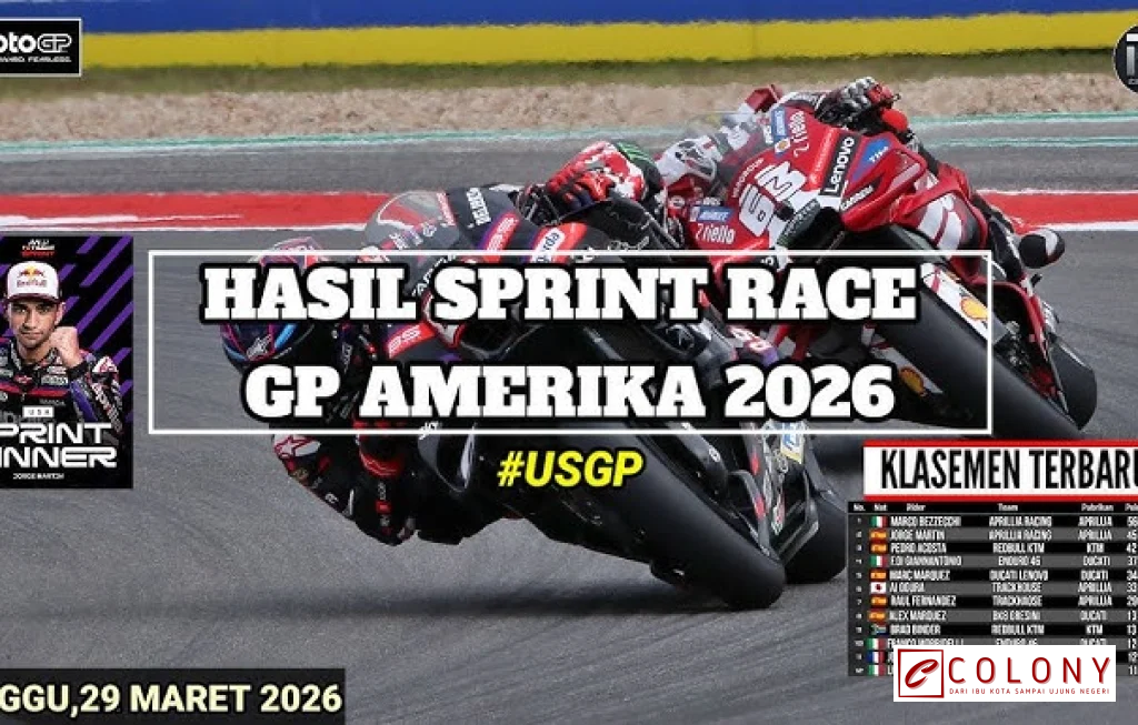 hasil sprint race MotoGP Amerika 2026