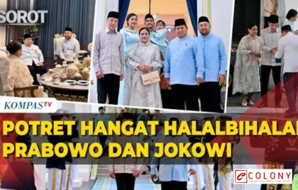 Jokowi Hadiri Open House Prabowo