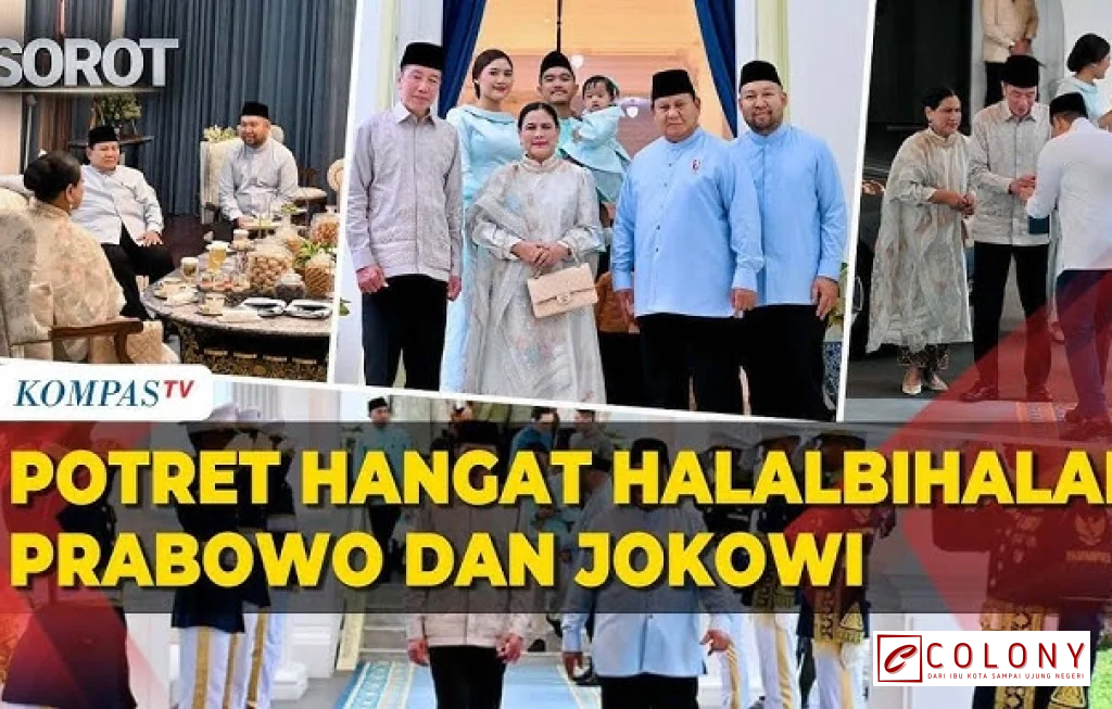 Jokowi Hadiri Open House Prabowo