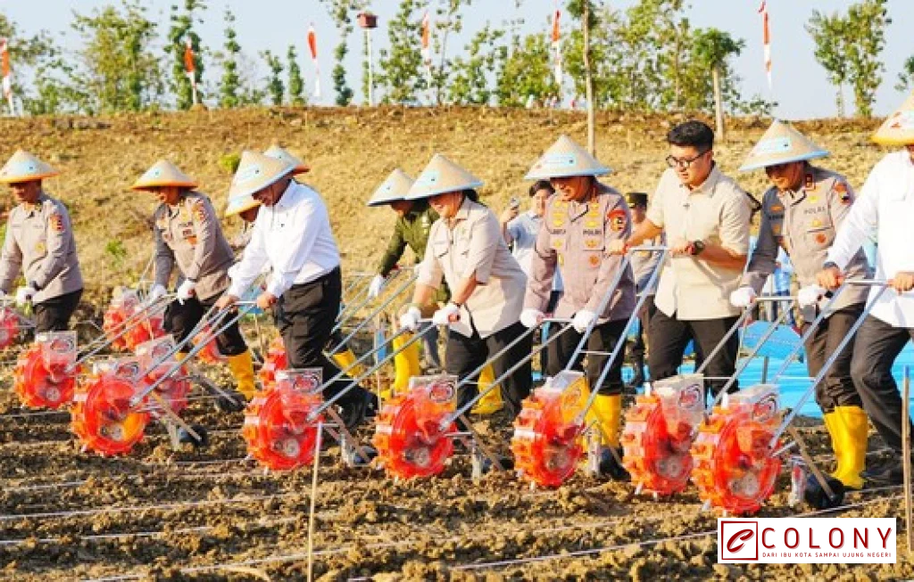 Kapolri Tanam Jagung Serentak