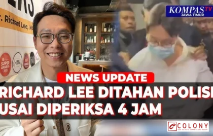 kasus Richard Lee ditahan polisi