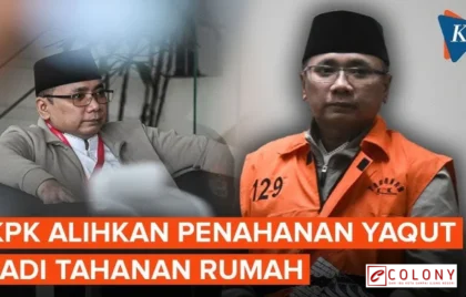 kritik KPK Yaqut tahanan rumah