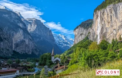 Lauterbrunnen Staubbach Falls Swiss