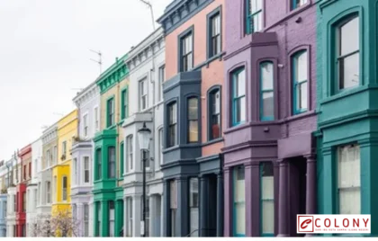 Notting Hill London warna warni