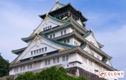 Osaka Castle Ikon Jepang