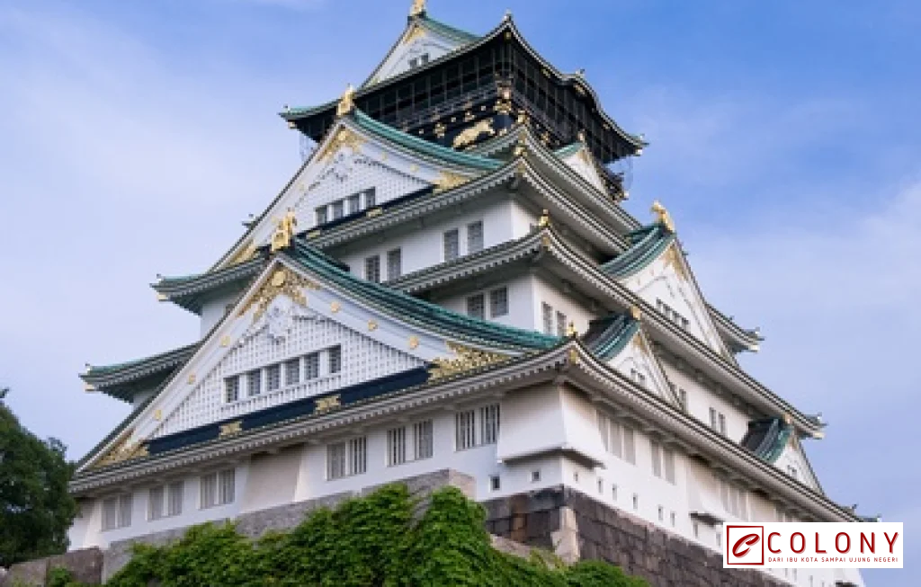 Osaka Castle Ikon Jepang