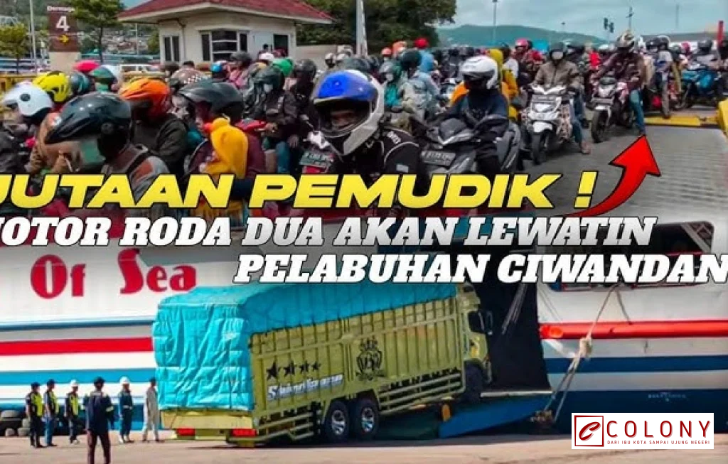 pemudik motor Pelabuhan Ciwandan