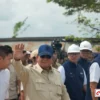 Prabowo Tinjau Huntara Aceh Tamiang
