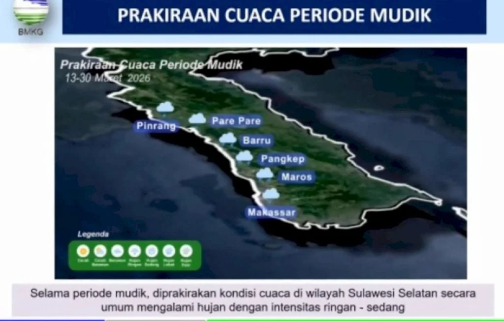 prediksi cuaca mudik lebaran 2026