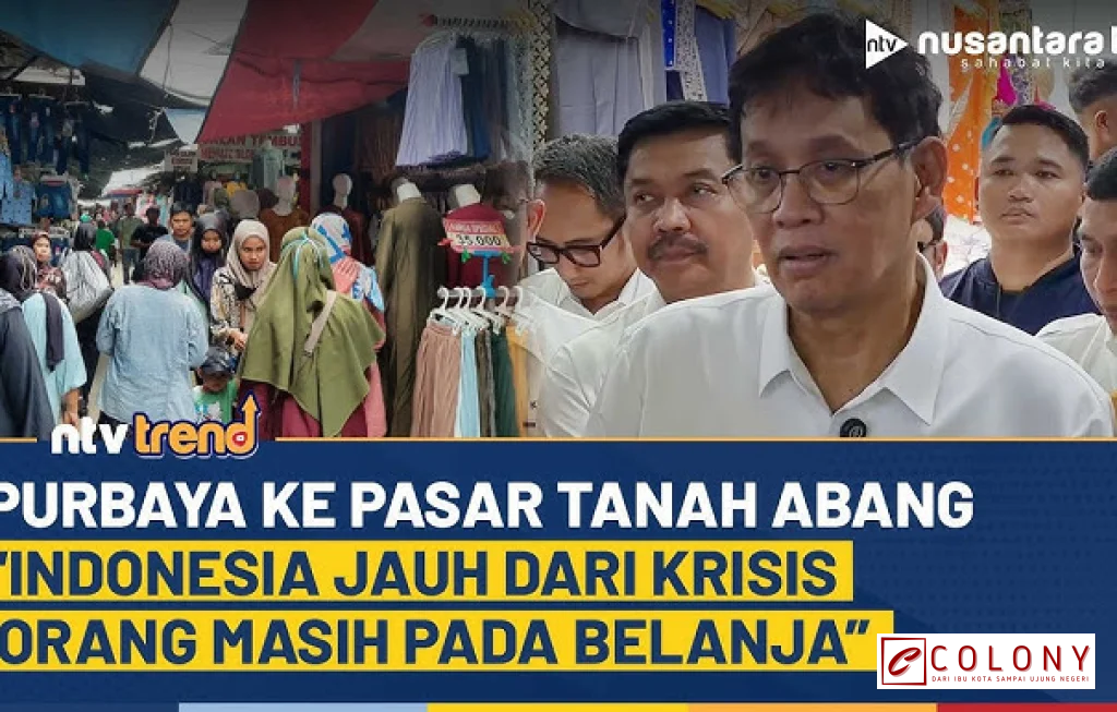 Purbaya Blusukan Pasar Tanah Abang