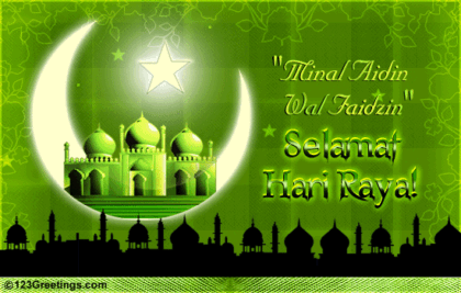Ucapan Minal Aidin Wal Faizin