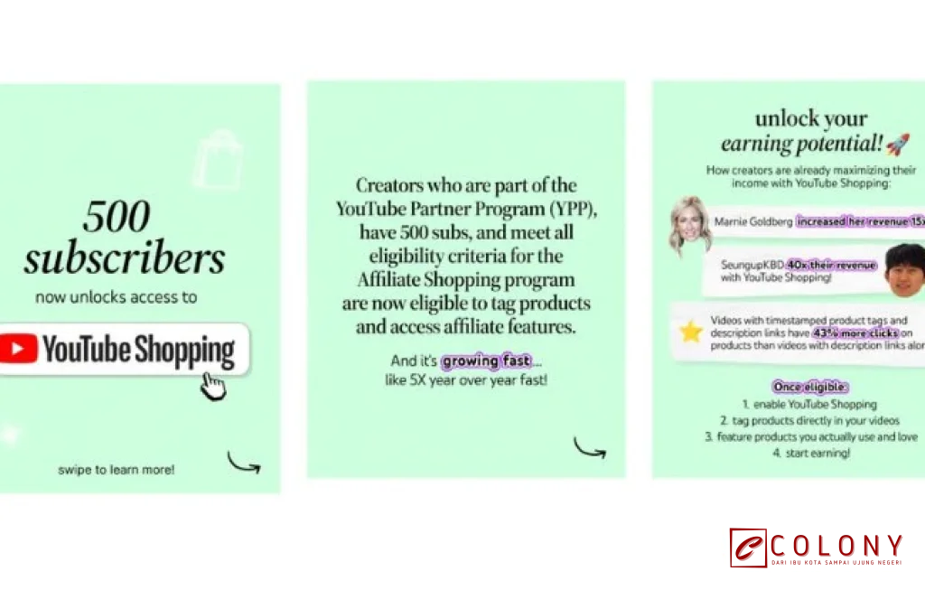 YouTube Turunkan Syarat Affiliate