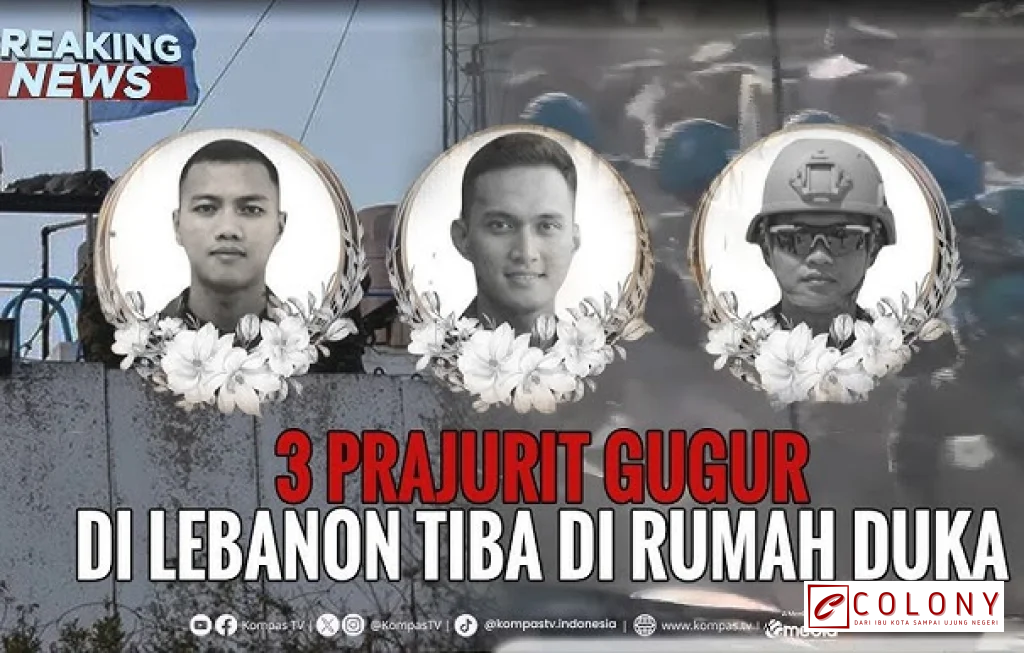 3 prajurit gugur di Lebanon