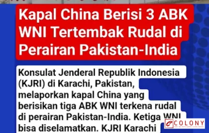 3 WNI ABK Kapal China