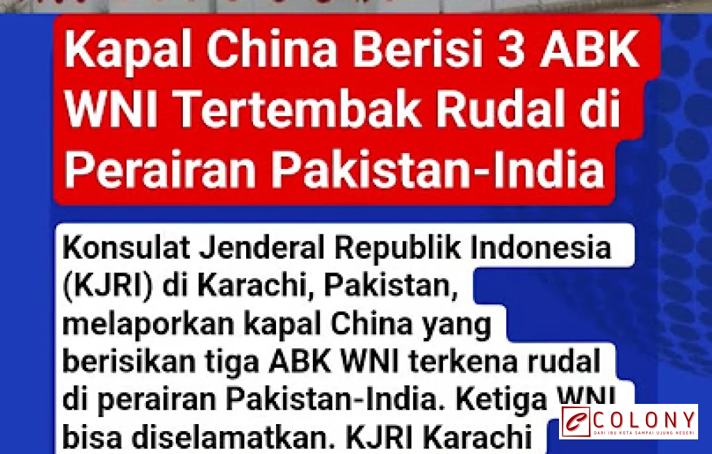 3 WNI ABK Kapal China