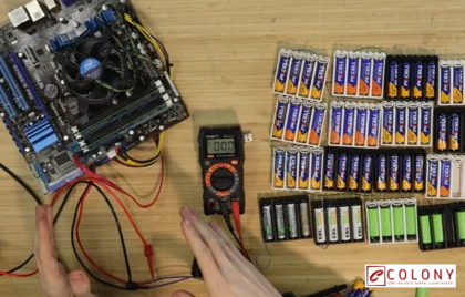 baterai AA untuk menyalakan PC