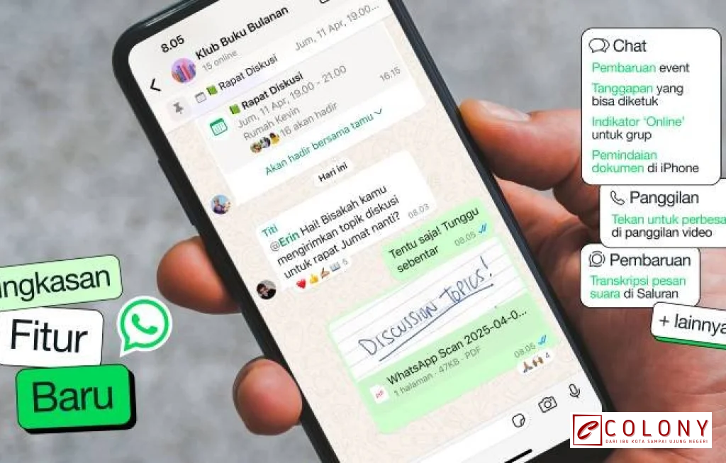 fitur baru WhatsApp iPhone