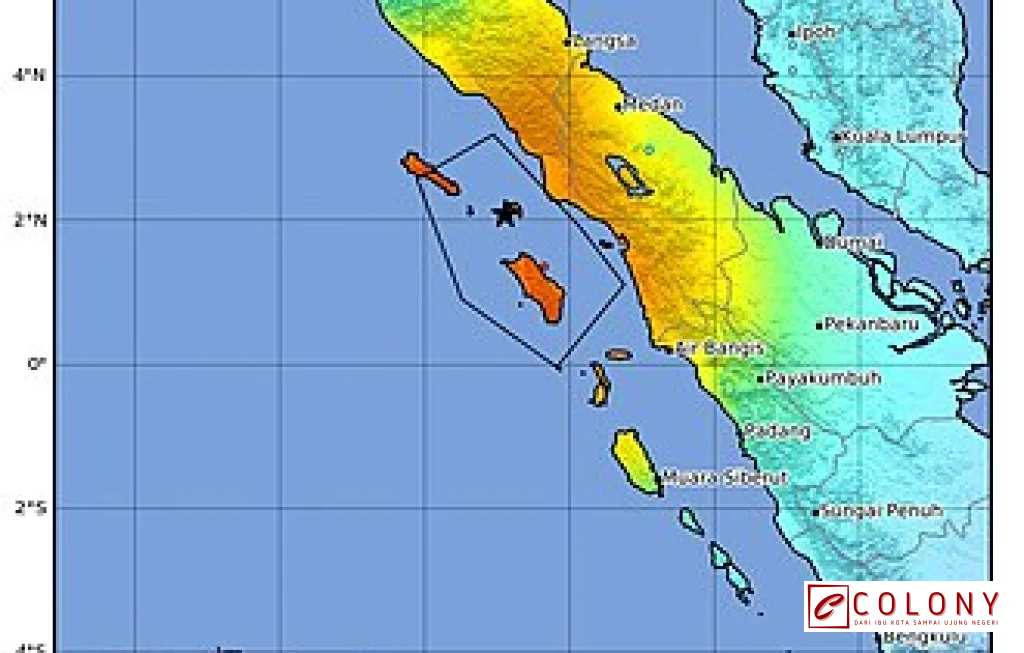 Gempa M 5,9 Nias Utara