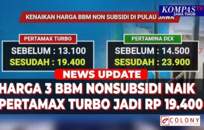 harga bbm nonsubsidi pertamina