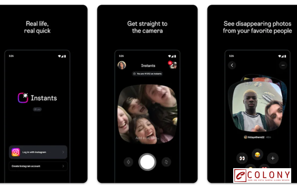 Instagram Instants aplikasi foto