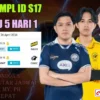 jadwal MPL ID S17 minggu ke-5