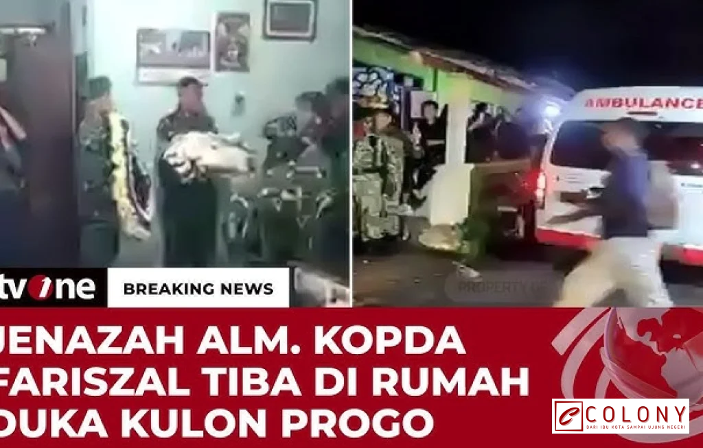 Jenazah Kopda Farizal Kulon Progo