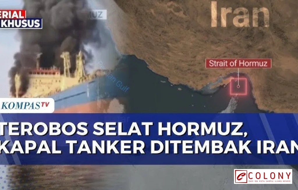 Kapal Ditembak Iran di Selat Hormuz