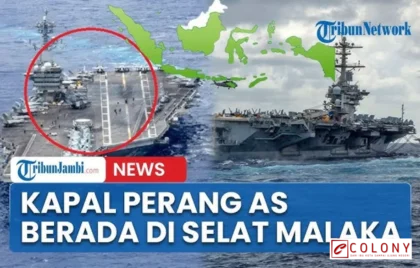 Kapal Perang AS Selat Malaka