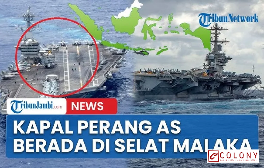 Kapal Perang AS Selat Malaka