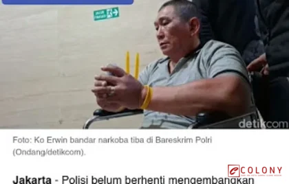 kasus narkoba jaringan Ko Erwin