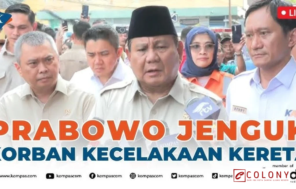 kecelakaan kereta di Bekasi