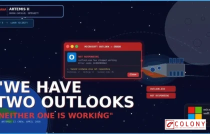 Microsoft Outlook Error Artemis II