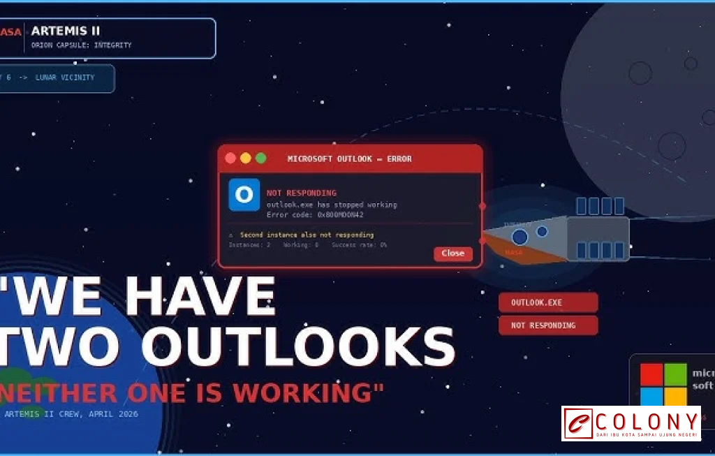 Microsoft Outlook Error Artemis II
