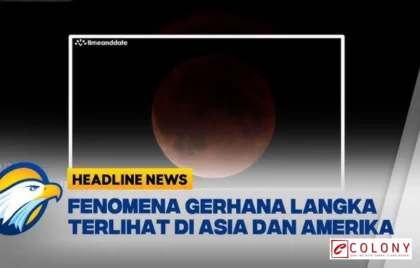 penampakan langka Bumi dan Bulan