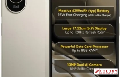 Poco C81 baterai 6300 mAh