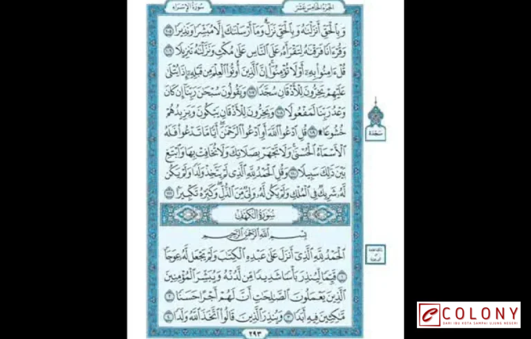 surat al kahfi halaman berapa
