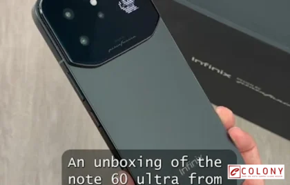 unboxing Infinix Note 60 Ultra