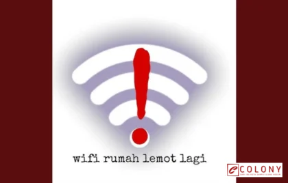 wifi rumah lemot