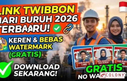 twibbon hari buruh 2026